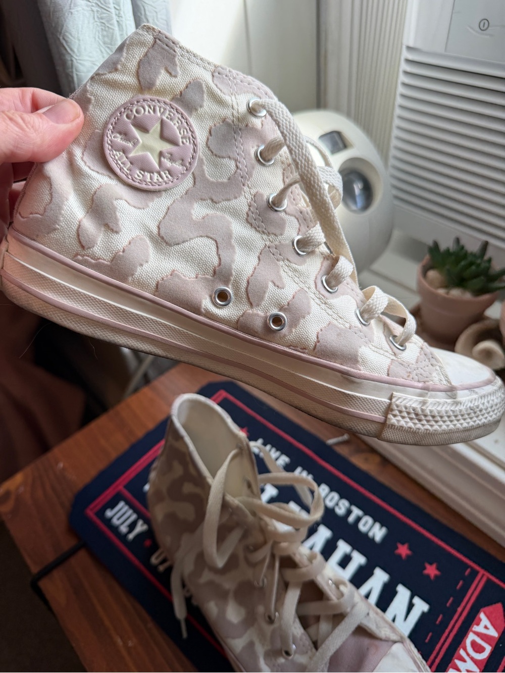 Converse Chuck Taylor All Star Camo/Leopard/Cheetah High Top Sneakers Girls 5.5